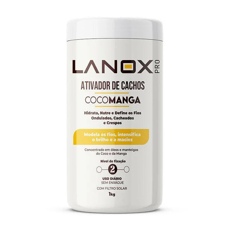 Ativador Lanox CocoManga - 1kg - Trihair Cosméticos